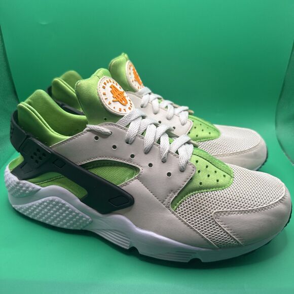 Nike Air Huarache Action Green Off White Sneakers 318429-304 Mens Size 11 main image 8